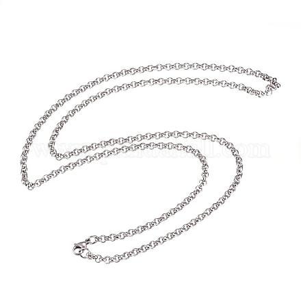 304 Stainless Steel Necklaces NJEW-D281-22-1