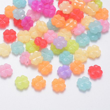 Imitation Jelly Acrylic Beads X-JACR-Q056-01-1
