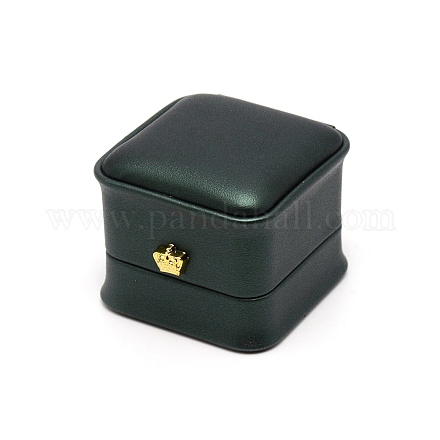 PU Imitation Leather Ring Gift Boxes CON-WH0092-05A-1