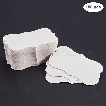 Pandahall elite 150 Uds. Etiquetas de precio de papel para exhibición de joyas CDIS-PH0001-03A-1