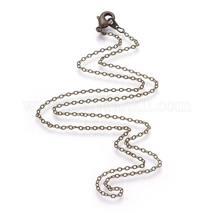 Antique Bronze Color Brass Necklaces X-SW028-1NFAB-1