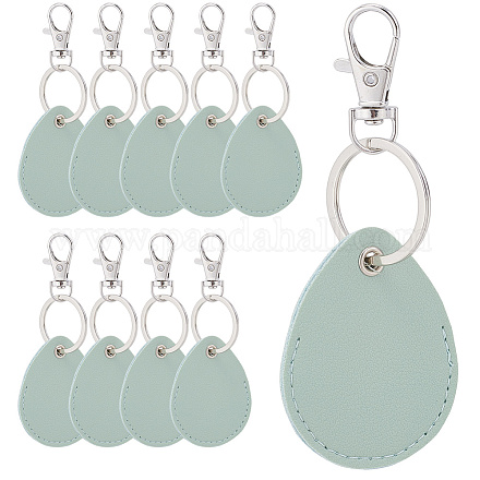 10 шт. подвески из искусственной кожи и сплава&nbsp;KEYC-CN0001-08E-1