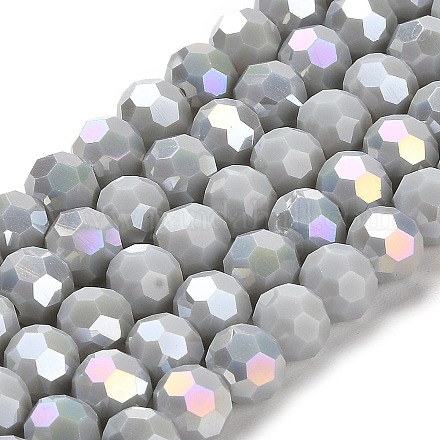 Opaque Glass Beads Stands EGLA-A035-P8mm-B22-1