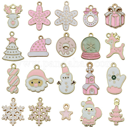 Рождественские эмали сплава подвески ENAM-G234-01E-1