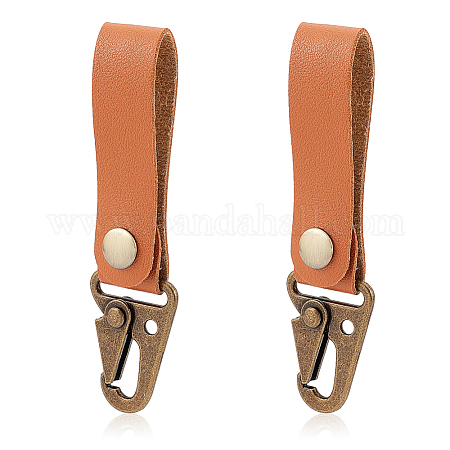 Wholesale AHANDMAKER 4 Pcs Leather S-Hooks 