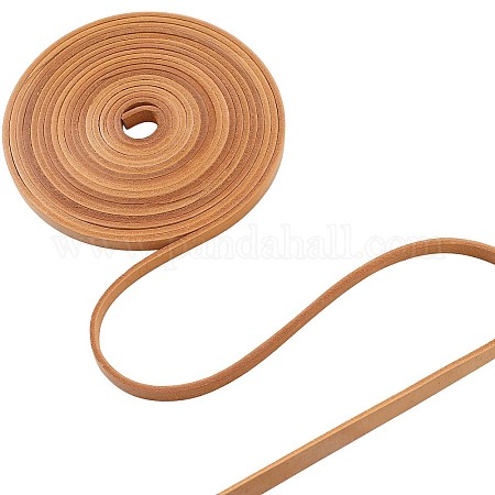 Wholesale GORGECRAFT 5.5 Yard Braided Leather Cord 3mm Wide Round Braided  Leather Strap for Bracelet Neckacle Beading Jewelry Making 