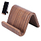 Walnut Mobile Phone Holders, Coffee, 66x61x50mm