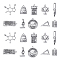 100Pcs 10 Styles Tibetan Style Alloy Pendants, Cadmium Free & Lead Free, Mixed Shapes, Antique Silver, 17~25x12~26x2~6mm, Hole: 2mm, 10pcs/style