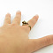 Mouse Alloy Cuff Rings, Antique Golden, Inner Diameter: Adjustable