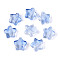 Transparent Glass Beads, Star, Cornflower Blue, 8x8x4mm, Hole: 0.9~1mm, about 1950~2000pcs/bag