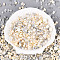 Baking Paint Glass Seed Beads, for Jewelry Making, Mixed Shapes, Beige, 1.8~9.2x2.2~9.2x3.5~9.2mm, Hole: 0.7~2.5mm, about 1500pcs/Pound