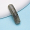 Natural Labradorite Curved Rectangle Links, Bridge Connector Charms, 35mm