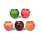 Opaque Resin Beads, Imitation Fruit, Mixed Color, Apple, 14x15x15.5mm, Hole: 1.4mm