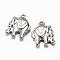 Tarnish Resistant 201 Stainless Steel Charms, Elephant, Stainless Steel Color, 13.5x11x3mm, Hole: 1.5mm