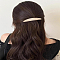 1Pc Alloy Plating Hair Barrettes, Horse Eye, Golden, 100x21mm