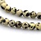 Round Natural Dalmatian Jasper Beads Strands, 4~5mm, Hole: 1mm, about 87~90pcs/strand, 15 inch