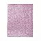 A4 Glitter PU Leather Fabric, Shiny Sequins, for DIY Crafts, Orchid, 20.5x15.5x0.07cm