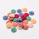 Mixed Color Flower Resin Cabochons for Antique Finger Ring Making X-CRES-A0051-M-1