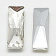 Cabujones de cristal con rhinestone RGLA-T084-3x7mm-01-2