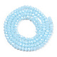 Electroplate Glass Beads Strands EGLA-A034-P2mm-A25-2