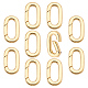 Pandahall elite 10 pz anelli a molla in ottone KK-PH0005-23-1