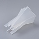DIY五角形アロマセラピーキャンドルプラスチック金型  キャンドル作りに  ホワイト  91x88x134mm  内径：80x76mm DIY-F048-07-3