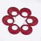 Décorations de pendentif tissées de polyester WOVE-T008-03N-1