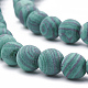 Chapelets de perles en malachite synthétique G-T106-201-2