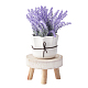 Étagère pour pot de fleurs en bois gorgecraft AJEW-GF0002-02A-1