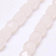Imitation Jade Glass Barrel Beads Strands GLAA-F009-C01-1