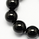 Obsidienne naturelle perles brins G-R173-10mm-02-1