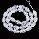 Transparent Crackle Glass Beads Strands X-GLAA-S192-B-010A-2