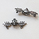 Crown Brass Pave Clear Cubic Zirconia Head Pins BAPE-PW0002-06A-B-1