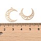 Acumular colgantes de filigrana de bronce chapado KK-Q792-01LG-3