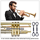 Corda di fissaggio in silicone per strumento musicale AJEW-WH0291-17-7