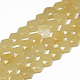 Topazio naturale fili di perle di giada G-T071-02-1