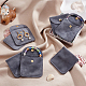 NBEADS 20 Pcs Velvet Jewelry Pouches with Snap Button TP-WH0007-12G-02-5