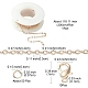 Kit de fabricación de collar de pulsera de cadena de diy DIY-FS0003-68-5