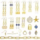 Kit per la creazione di orecchini pendenti fai da te sunnyclue DIY-SC0016-61-1