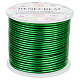 Benecreat 12ゲージ（2mm）アルミニウムワイヤー100フィート（30m）陽極酸化ジュエリークラフトビーズ花色のアルミニウムクラフトワイヤーを作る-緑 AW-BC0001-2mm-10-1