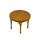 Miniatur-Holztisch- und Stuhlset PW-WG15003-01-3