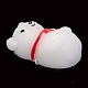 Рождественская тема в форме медведя мягкая игрушка для снятия стресса AJEW-P085-03-3