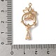 Латунные подвески KK-C062-036G-02-3