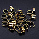 201ステンレス鋼バチカン  ゴールドカラー  8x7x4mm  ピン：1mm STAS-S105-JN470-2-9-1