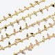 Chaînes de perles naturelles faites main en tourmaline CHC-P003-11G-1