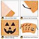AHANDMAKER 30pcs Imitation Burlap Bags 14x10cm Pumpkin Orange Pouches Drawstring Bags for Halloween Candy Party Favors Small Items Jewelry Storage ABAG-PH0002-49-5