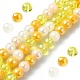Brins de perles de verre électrolytiques transparents GLAA-YW0003-21-1