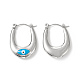 316 Stainless Steel Hoop Earrings EJEW-I282-01A-02P-2