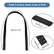 PandaHall Elite 3 Pairs 3 Colors Cowhide Leather Sew On Bag Handles FIND-PH0010-62-2