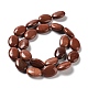 Chapelets de perles en jaspe rouge naturel G-L164-A-21-3